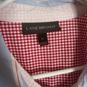 Lane Bryant oversized button down shirt